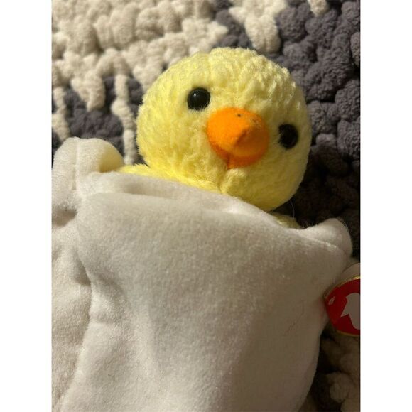 Ty Beanie Baby Eggbert the Chick Rare & Retired 1999 Collectible Plush - Picture 6 of 6